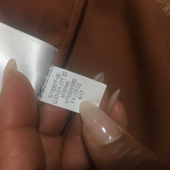 Gap Limited edition Brown Studded Leather Jacket - Picture 7 of 7